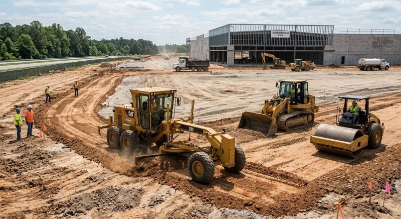 Parking Lot Excavation in Buford, GA