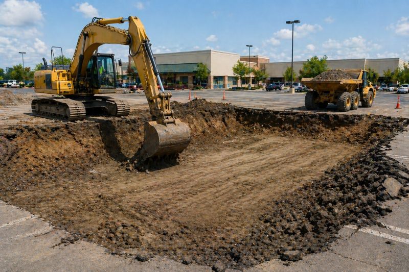 Parking Lot Gravel Repair in Gainesville, GA