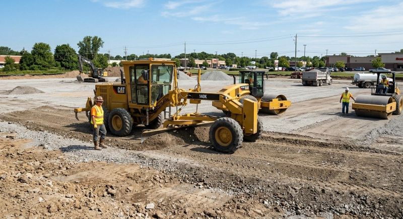 Parking Lot Gravel Repair in Marietta, GA