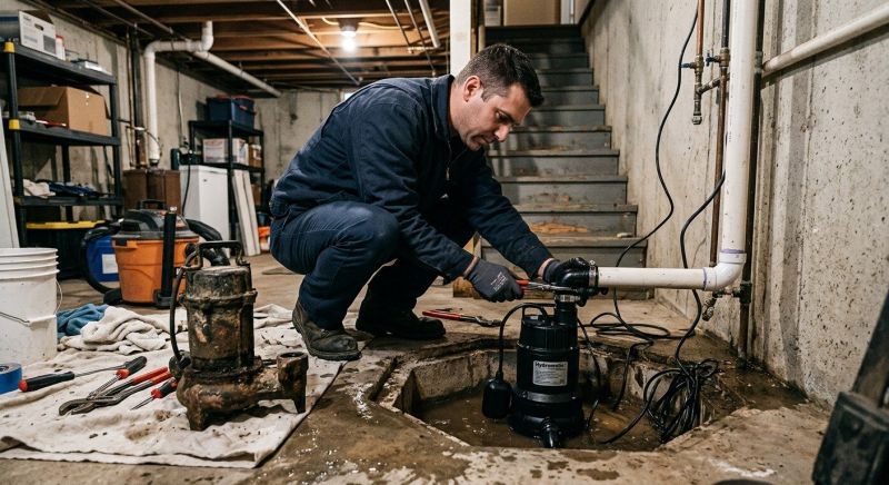 Sump Pump Plumbing in Boston, MA